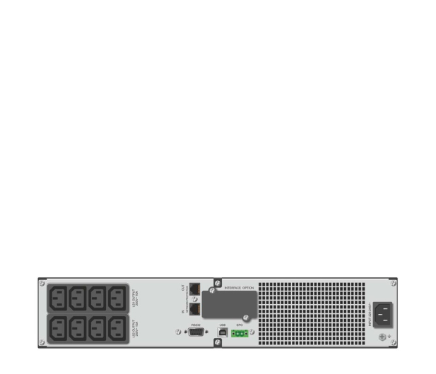 Ever NETLINE RT 1000 (1000VA/900W, LCD, USB, RS232, IEC 320, EPO) - 1281399 - zdjęcie 2